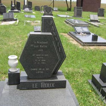 ROUX Jannie, le 1946-1983