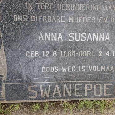 SWANEPOEL Anna Susanna 1884-1966
