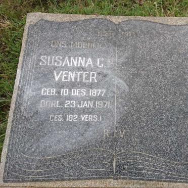 VENTER Jan Lewis 1876-1958 :: VENTER Susanna C.P. 1877-1971 