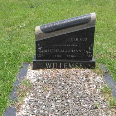 WILLEMSE Mattheus Johannes 1912-1985