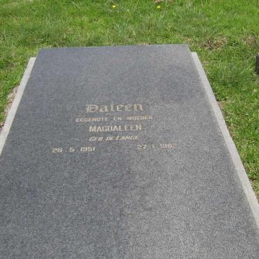 ? Magdaleen nee DE LANGE 1951-1982