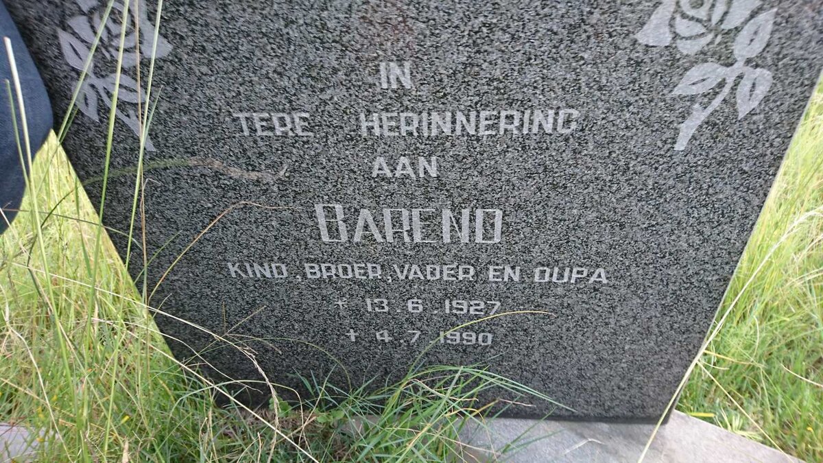 ? Barend 1927-1990