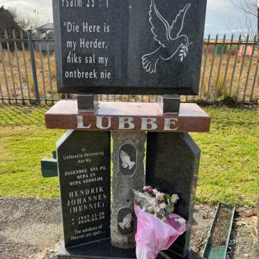 LUBBE Hendrik Johannes 1937-2020