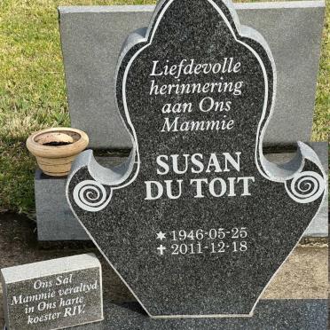 TOIT Susan, du 1946-2011