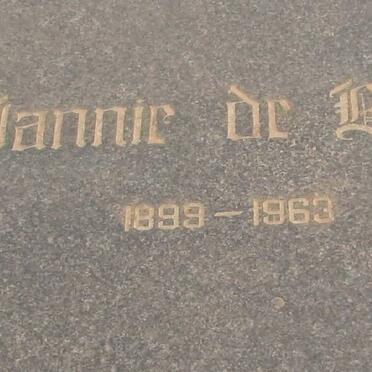 BEER Jannie, de 1899-1963