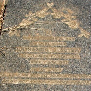 BOTHA Catharina nee STANDER -1957