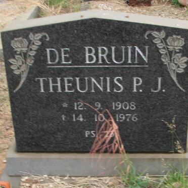 BRUIN Theunis J., de 1908-1976