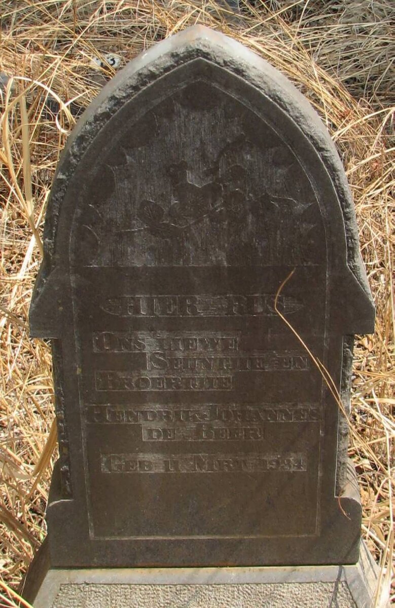 BEER Hendrik Johannes, de -1934