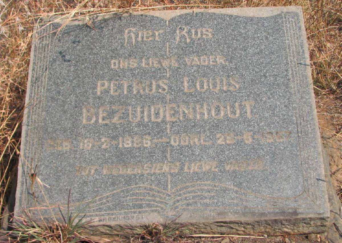 BEZUIDENHOUT Petrus Louis 1886-1957