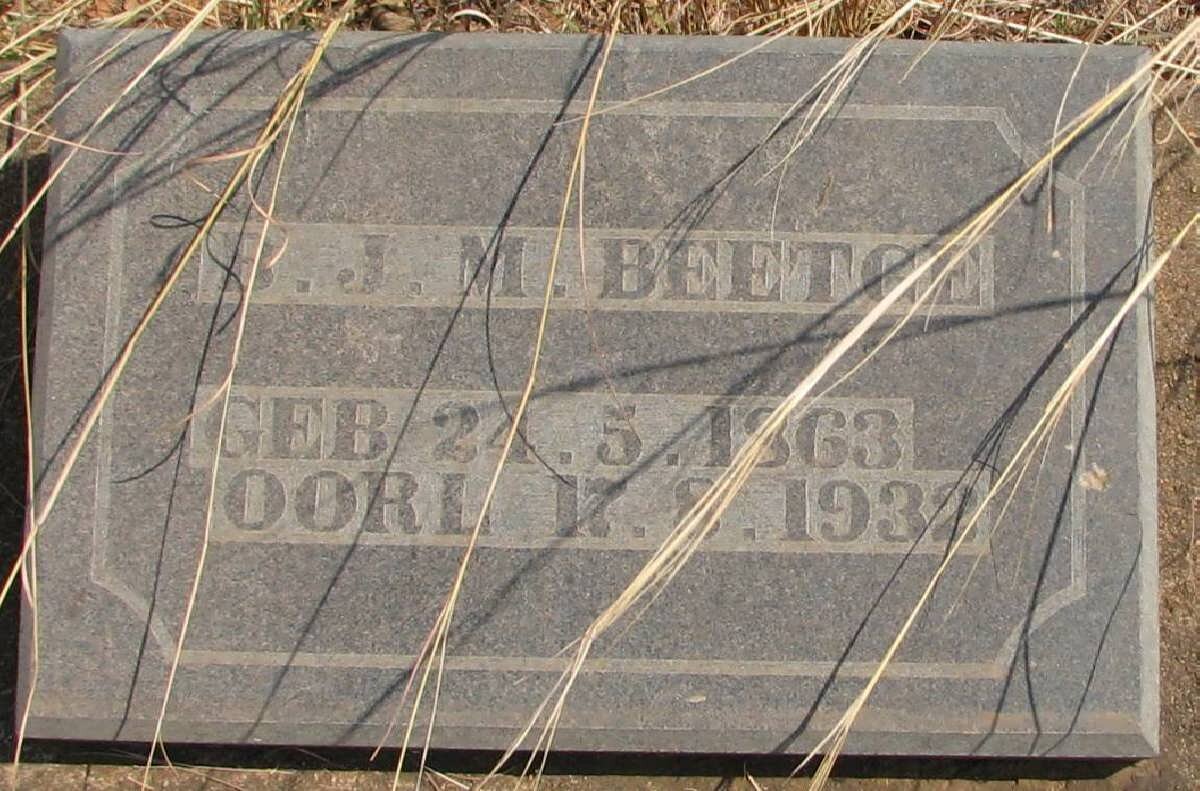 BEETGE B.J.M. 1863-1932