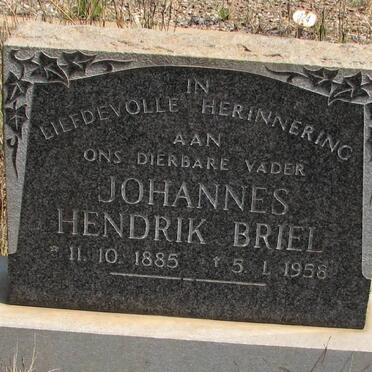 BRIEL Johannes Hendrik 1885-1958