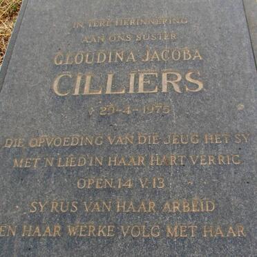 CILLIERS Glaudina Jacoba -1975