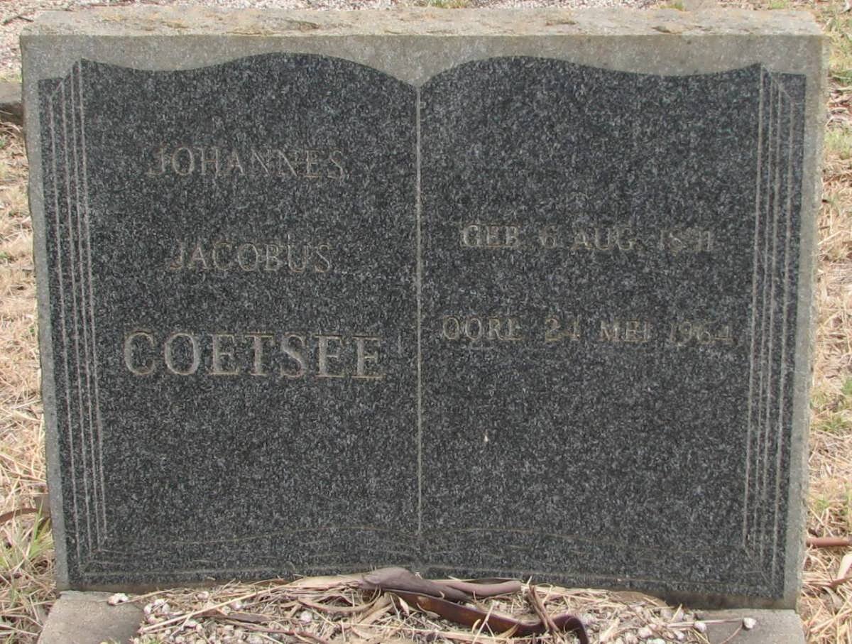 COETSEE Johannes Jacobus 18?1-1964
