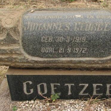 COETZEE Johannes George 1919-1972