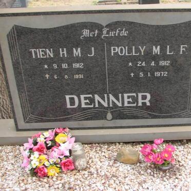 DENNER H.M.J. 1912-1991 &amp; M.L.F. 1912-1972