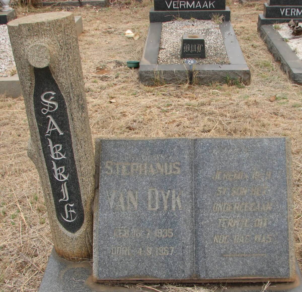 DYK Stephanus, van 1935-1967