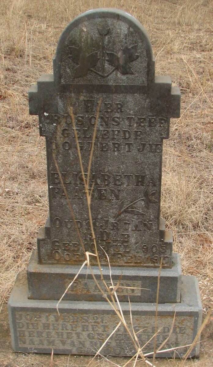 FAASEN Elizabeth 1905-1917