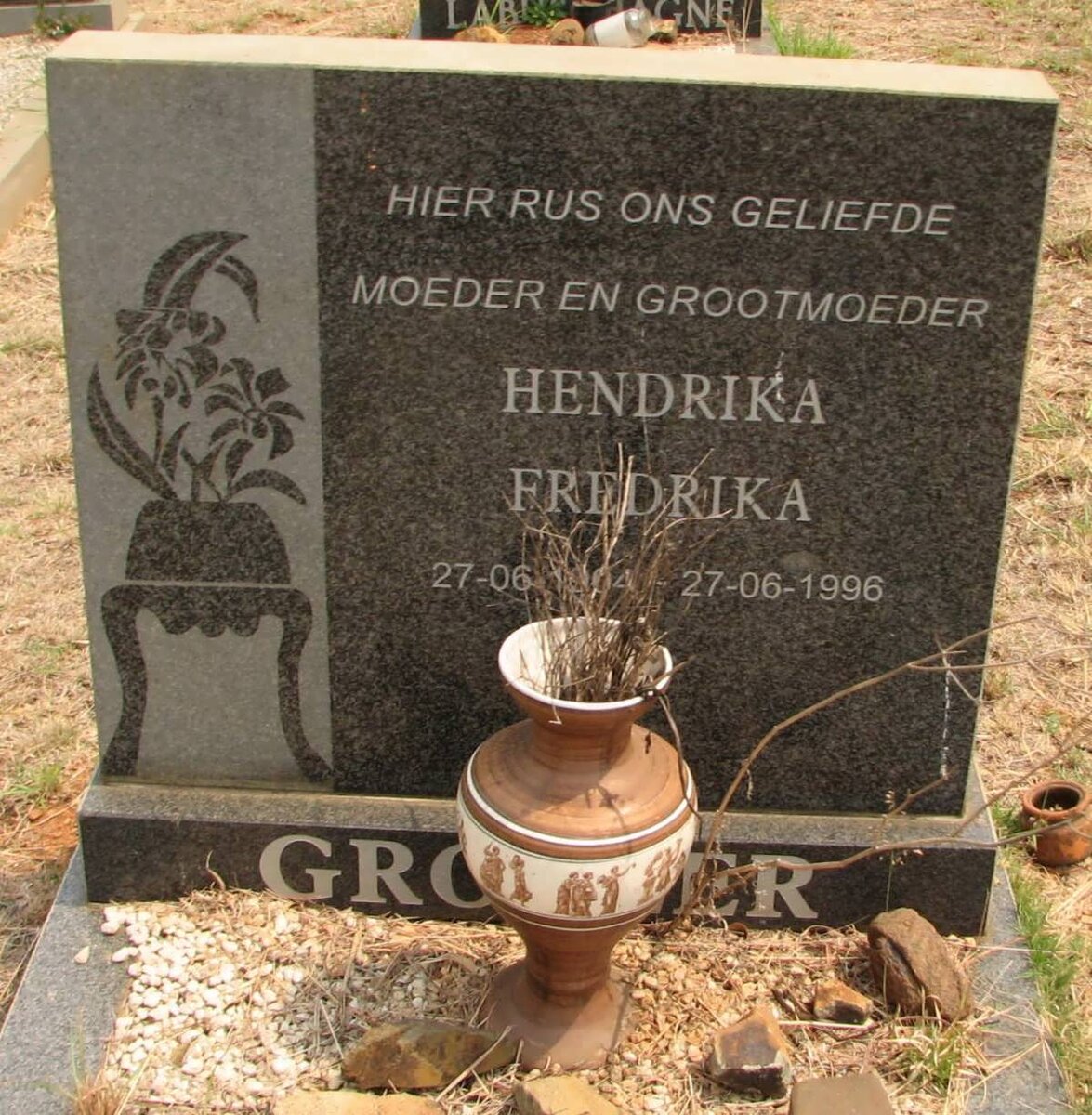 GROBLER Hendrika Fredrika 1904-1996