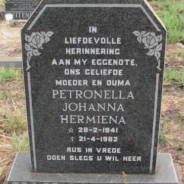 GREUNEN Petronella Johanna Hermiena, van 1941-1982