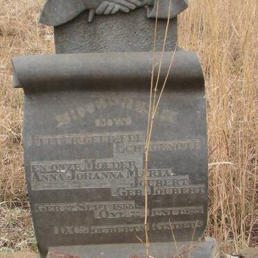 JOUBERT Anna Johanna Maria nee JOUBERT 1855-1923