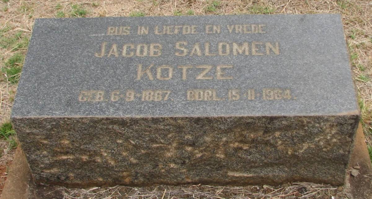 KOTZE Jacob Salomon 1887-1964