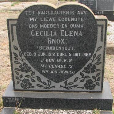 KNOX Cecilia Elena nee BEZUIDENHOUT 1912-1962