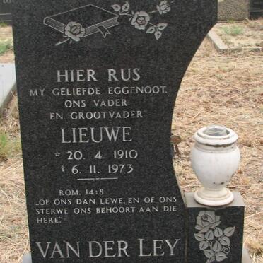 LEY Lieuw, van der 1910-1973