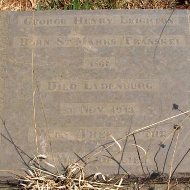 LEIGHTON George Henry 1867-1945