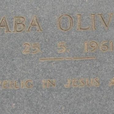 OLIVIER Baba 1961-1961