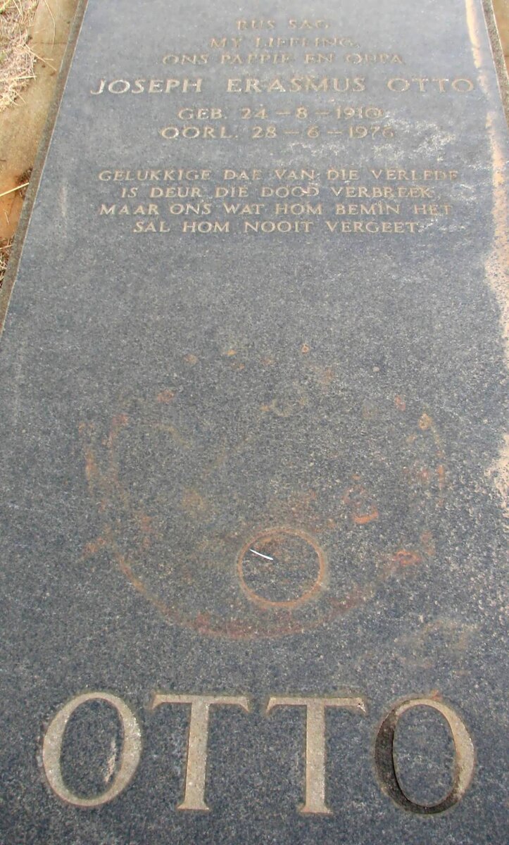 OTTO Joseph Erasmus 1910-1976