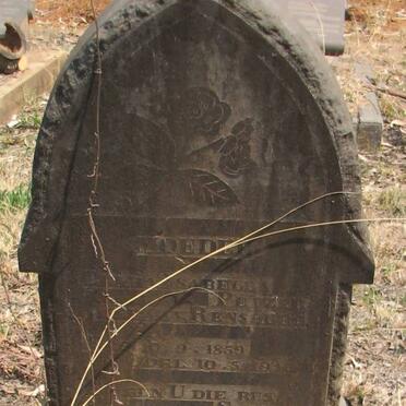 PELSER Clara Isabella nee VAN RENSBURG 1859-1940