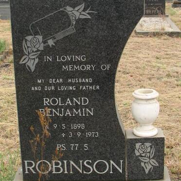ROBINSON Roland Benjamin 1898-1973