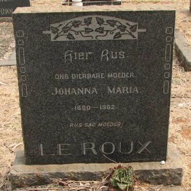 ROUX Johanna Maria, le 1880-1962