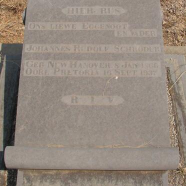 SCHRODER Johannes Rudolf 1866-1937