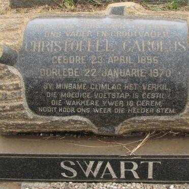 SWART Christoffel Carolus 1896-1970