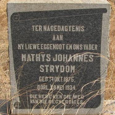 STRYDOM Mathys Johannes 1875-1934