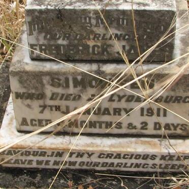 SIMONSEN Frederick James -1911