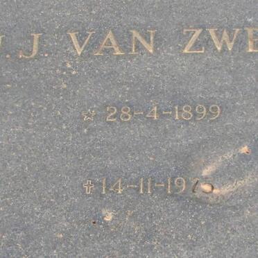 ZWEEL J.J., van 1899-1975