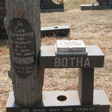BOTHA Vernon 1930-1983