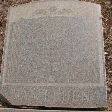 EEDEN Marthinus P.J., van 1936-1998