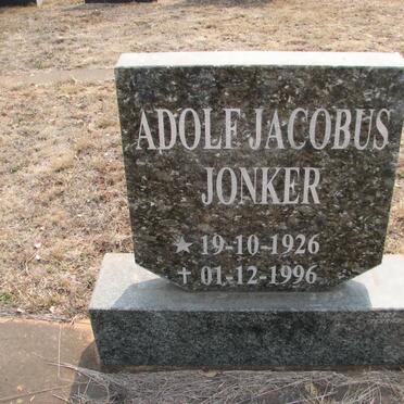 JONKER Adolf Jacobus 1926-1996