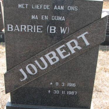 JOUBERT B.W. 1916-1987