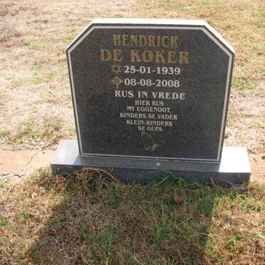 KOKER Hendrick, de 1939-2008