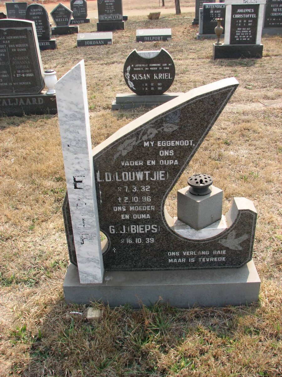 ?S?E  L.D. 1932-1996 &amp; G.J. 1939-