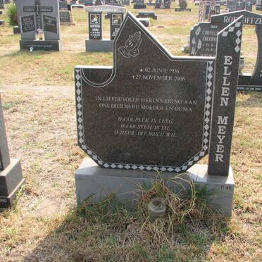 MEYER Ellen 1936-2006