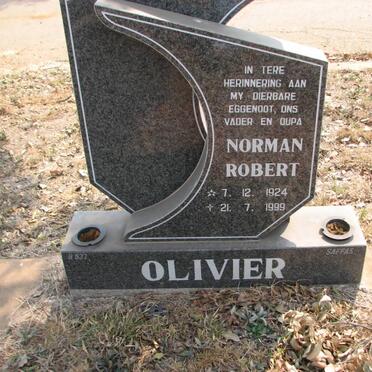 OLIVIER Norman Robert 1924-1999