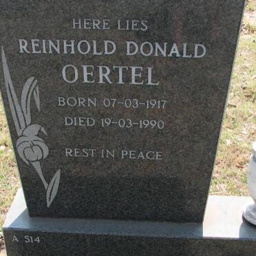 OERTEL Reinhold Donald 1917-1990
