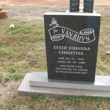 RHYN Ester Johanna Christina, van 1944-2009