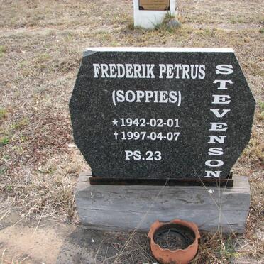STEVENSON Frederik Petrus 1942-1997
