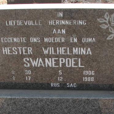 SWANEPOEL Johannes 1904-1991 &amp; Hester Wilhelmina 1906-1988